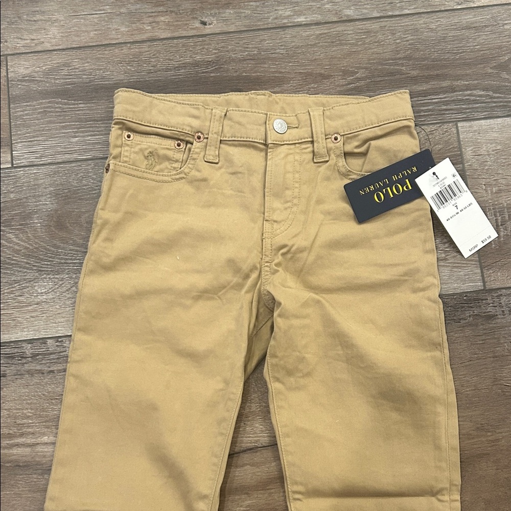 Polo by Ralph Lauren  Boy’s Tan Jeans Size 7 NWT